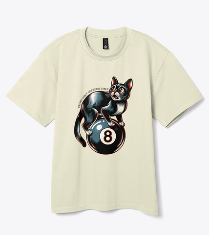 Predictably Unpredictable Cat - Heavy Weight T-Shirt