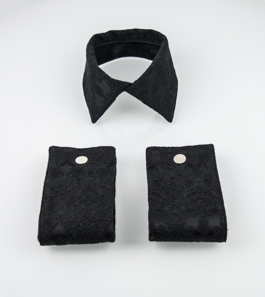 Black Pearl Collar&Cuffs