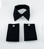 Matte Black Collar&Cuffs