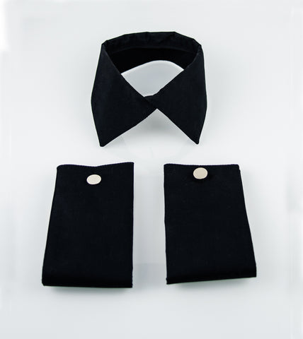 Matte Black Collar&Cuffs