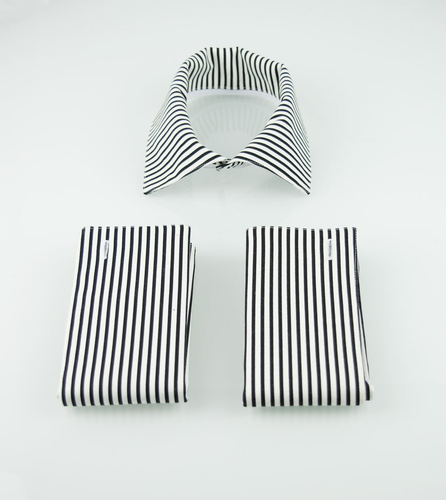 Zebra Stripe Collar&Cuffs