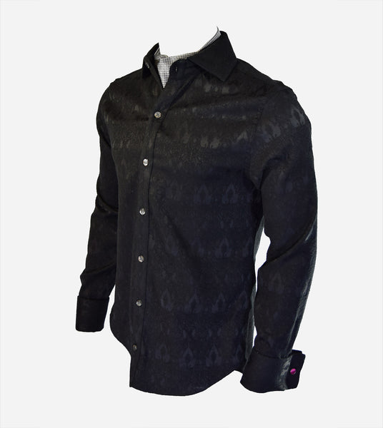 Black Pearl Jacquard Shirt