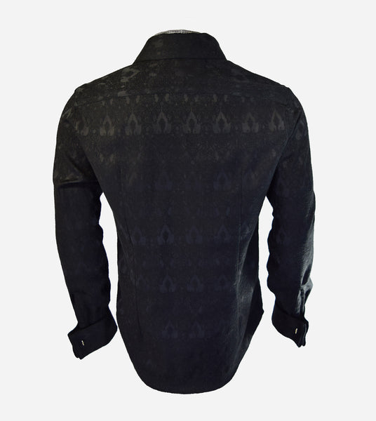 Black Pearl Jacquard Shirt