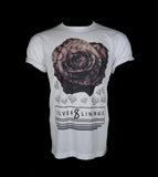 Rose&Diamonds Roll Sleeve T-Shirt