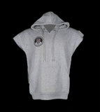 Sugar Skull Cut-Off Hoodie