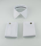 White Pique Collar&Cuffs